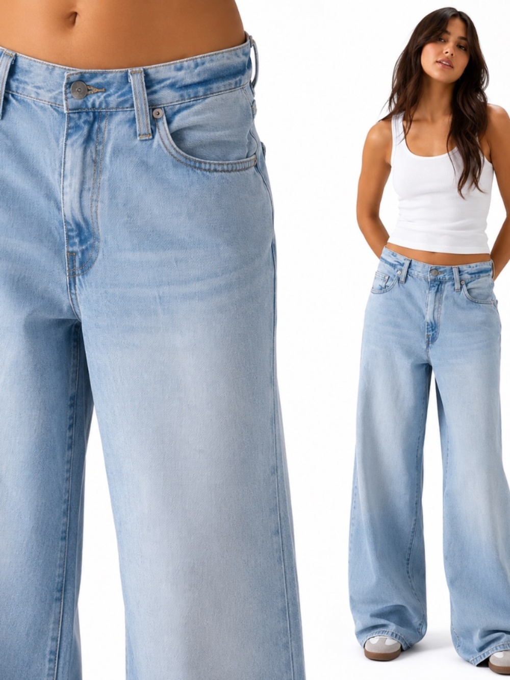 Levi's Low Loose Jeans Light Wash 27x32 NWT Relaxed Fit Straight Leg Y2K